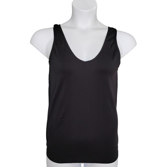 Ellen Tracy Essentials Tank Top / Undershirt Size XXL Black Stretchy Sleeveless - Picture 5 of 6
